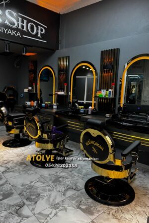 İMALATAN LÜX BERBER SALONLARI 3 LÜ PAKET