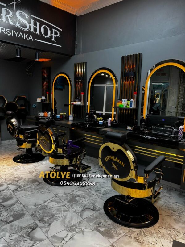 İMALATAN LÜX BERBER SALONLARI 3 LÜ PAKET - Görsel 2