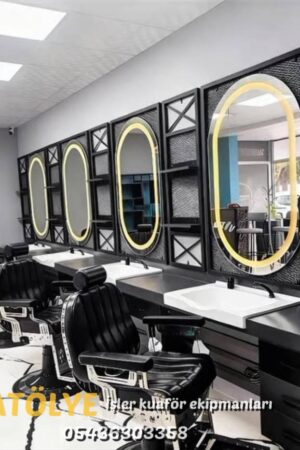 BERBER TEZGAHI 3 LÜ SET ANTRASİT-SİYAH